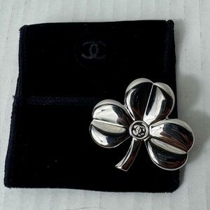 Chanel Clover Brooch